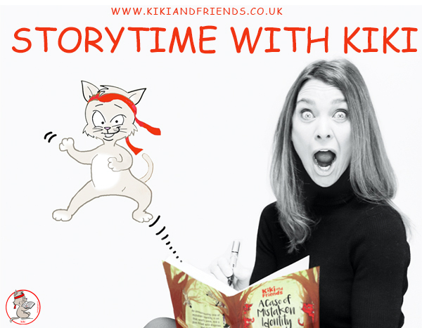Free online author readings of Kiki's adventure stories. Perfect for entertaining kids under 7 years old. Come along and make yourself comfy.